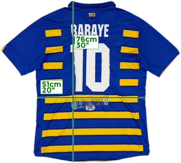 2016-17 Parma Away Shirt Baraye #10 - 5/10 - (XL)