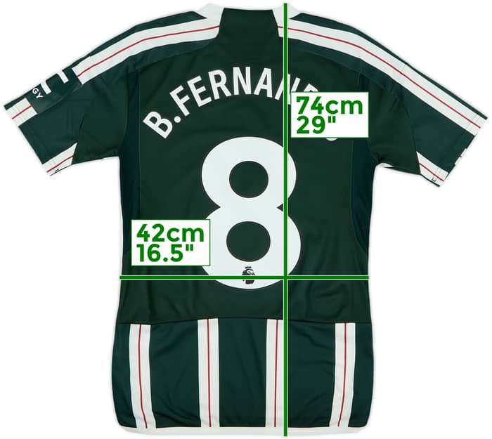 2023-24 Manchester United Away Shirt B. Fernandes #8 - 10/10 - (XS)