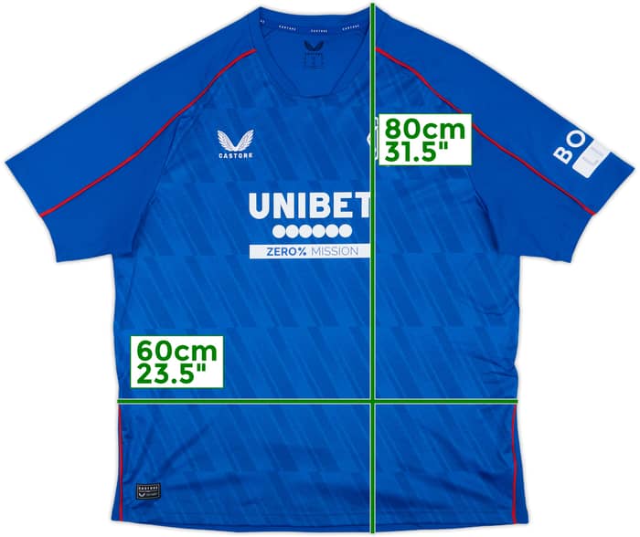 2024-25 Rangers Home Shirt - 10/10 - (XXL)