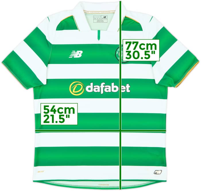2016-17 Celtic Home Shirt - 8/10 - (L)
