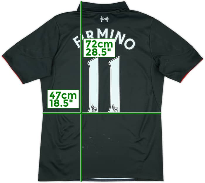2015-16 Liverpool Third Shirt Firmino #11 - 6/10 - (S)