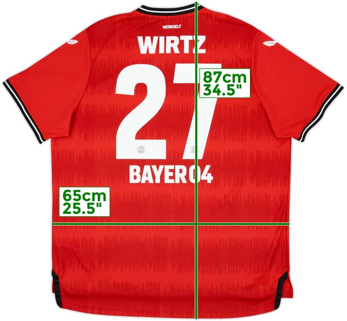 2022-23 Bayer Leverkusen Home Shirt Wirtz #27 - 10/10 - (3XL)