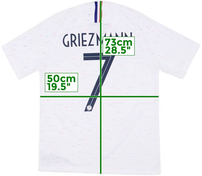 2018 France Away Shirt Griezmann #7 - 10/10 - (M)