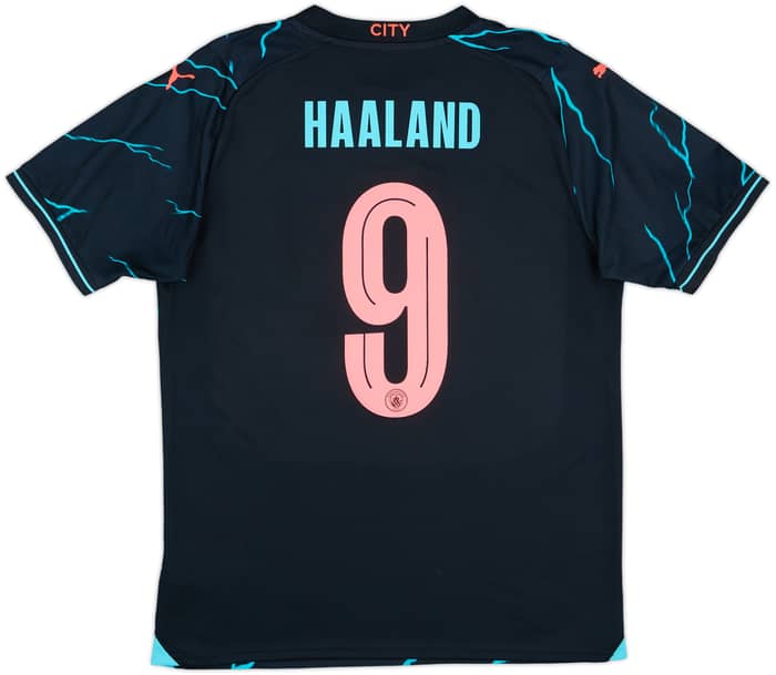 2023-24 Manchester City Third Shirt Haaland #9 - 10/10 - (M)