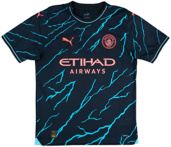 2023-24 Manchester City Third Shirt Haaland #9 - 10/10 - (M)