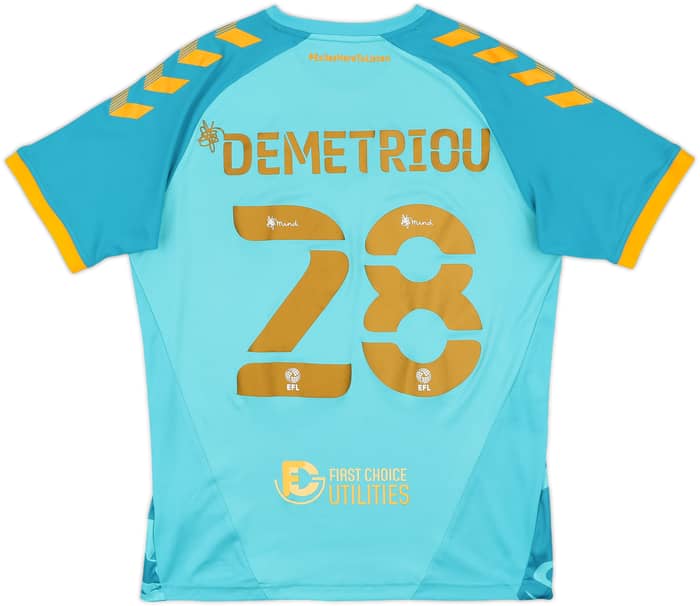 2021-22 Newport County Away Shirt Demetriou #28 - 8/10 - (M)