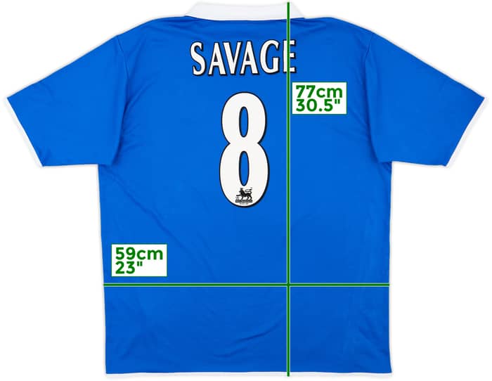 2004-05 Birmingham Home Shirt Savage #8 - 8/10 - (XXL)