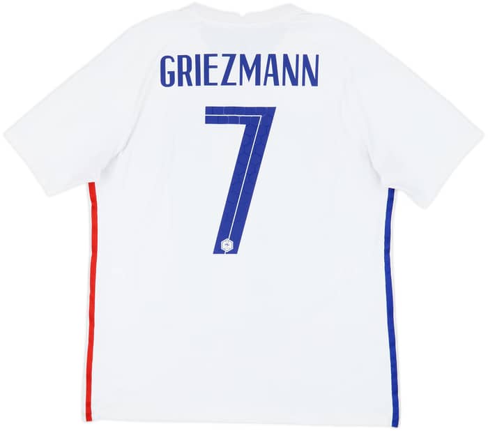 2020-21 France Authentic Away Shirt Griezmann #7 - 8/10 - (L)