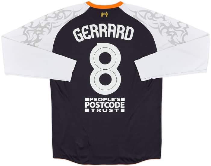 2012-13 Liverpool Third L/S Shirt Gerrard #8 - 8/10 - (L)