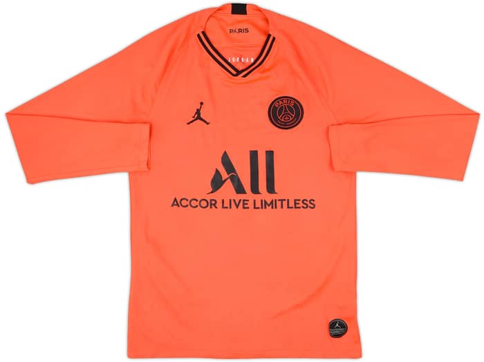 2019-20 Paris Saint-Germain Away L/S Shirt Mbappe #7 - 10/10 - (S)