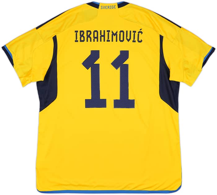 2022-23 Sweden Home Shirt Ibrahimovic #11 - 10/10 - (XXL)