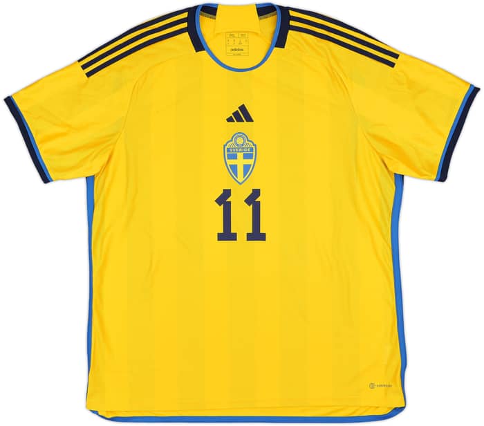 2022-23 Sweden Home Shirt Ibrahimovic #11 - 10/10 - (XXL)