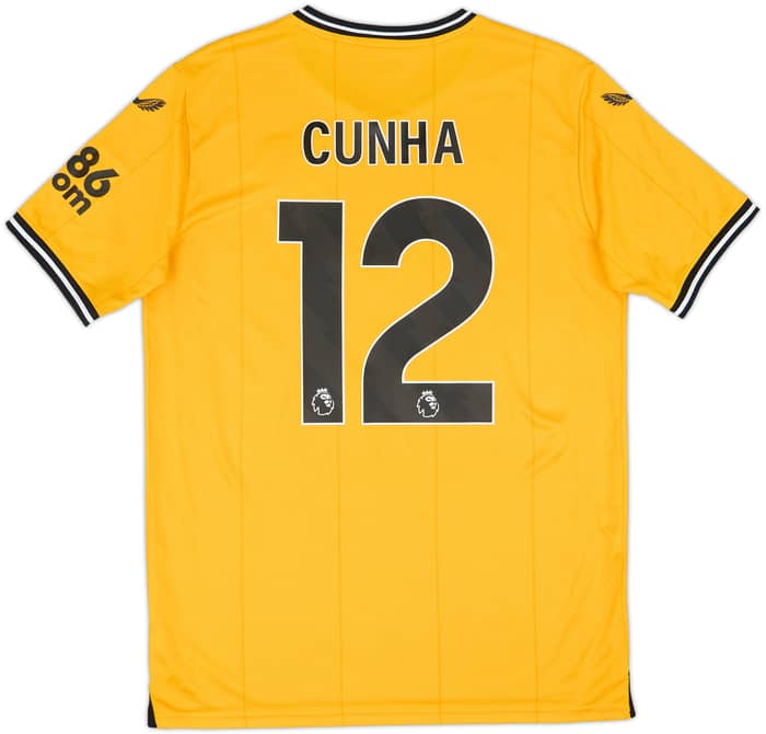 2023-24 Wolves Home Shirt Cunha #12 - 8/10 - (L)
