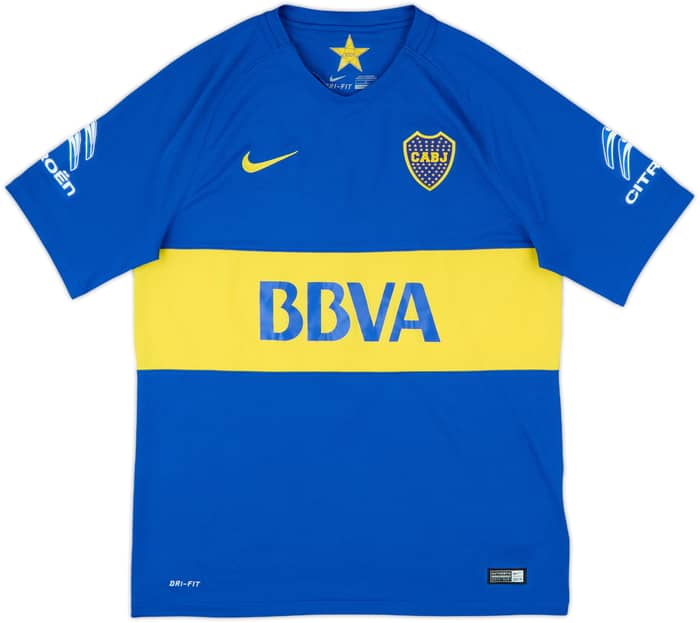 2015-16 Boca Juniors Home Shirt - 10/10 - (L)