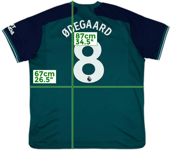 2023-24 Arsenal Third Shirt Odegaard #8 - 10/10 - (XXL)