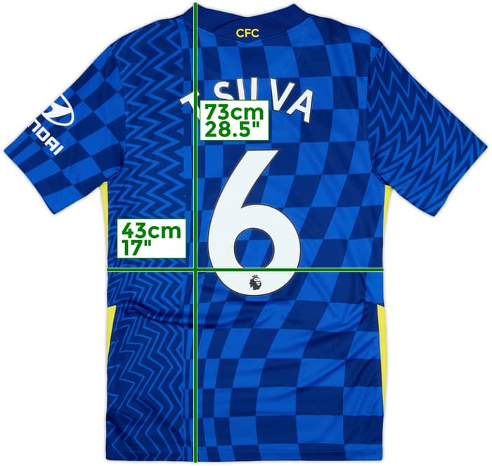 2021-22 Chelsea Home Shirt T.Silva #6 - 10/10 - (S)