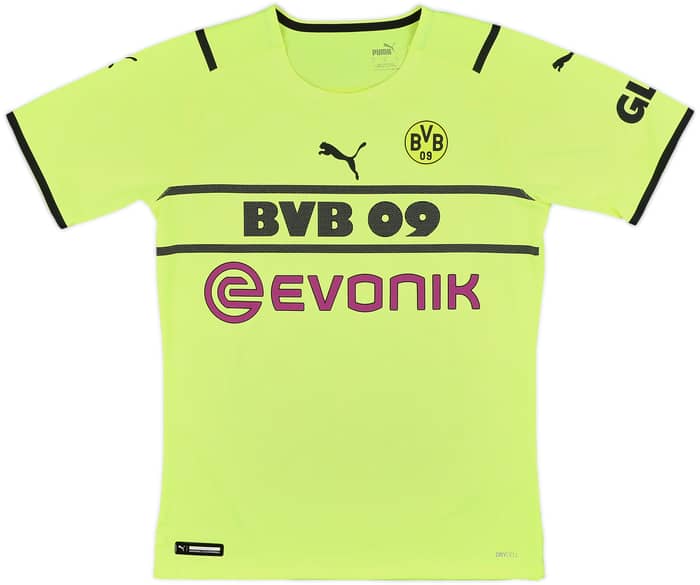 2021-22 Borussia Dortmund Authentic European Home Shirt Haaland #9 - 10/10 - (S)