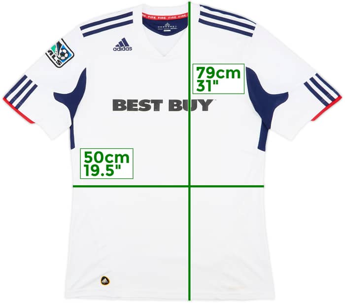 2010-12 Chicago Fire Away Shirt - 7/10 - (L)