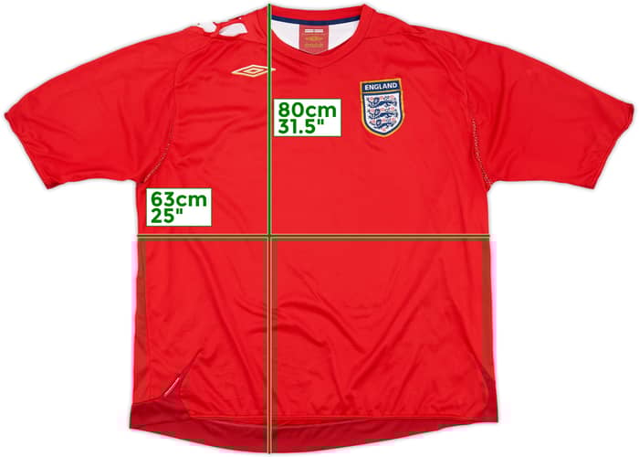 2006-08 England Away Shirt - 4/10 - (3XL)