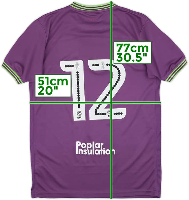 2018-19 Bristol City Third Shirt #12 - 7/10 - (S)