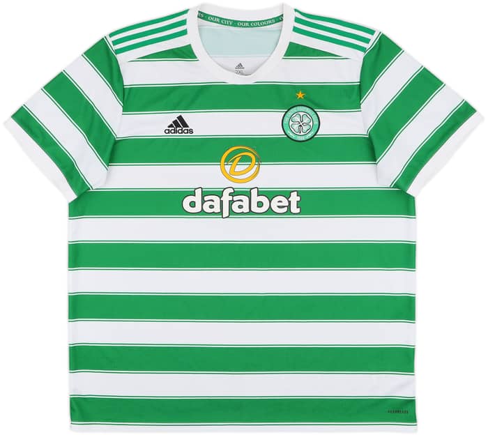 2021-22 Celtic Home Shirt - 7/10 - (XXL)