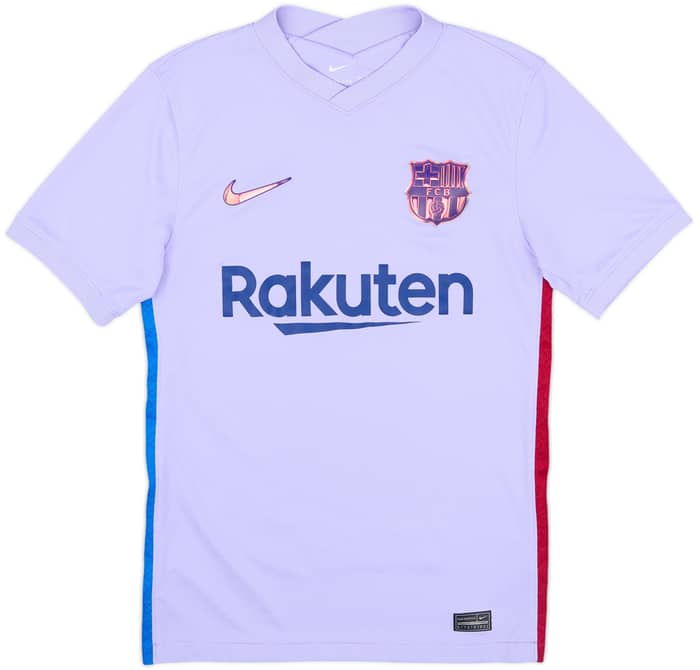 2021-22 Barcelona Away Shirt - 10/10 - (XS)
