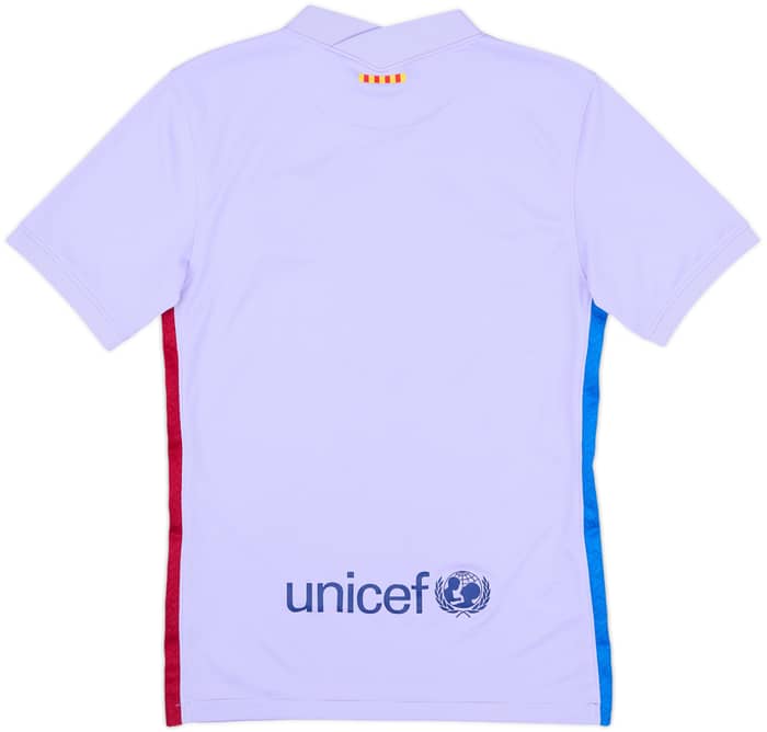 2021-22 Barcelona Away Shirt - 10/10 - (XS)