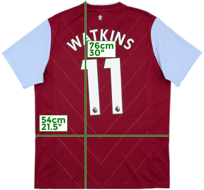 2022-23 Aston Villa Home Shirt Watkins #11 - 10/10 - (L)