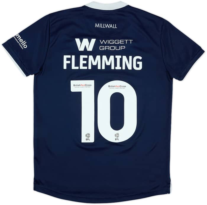 2023-24 Millwall Home Shirt Flemming #10 - 7/10 - (S)