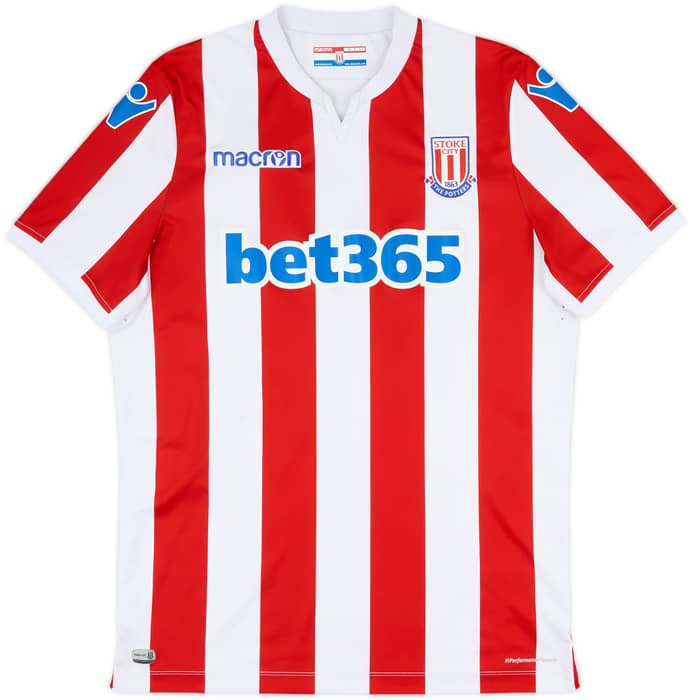 2018-19 Stoke City Home Shirt Allen #4 - 6/10 - (L)