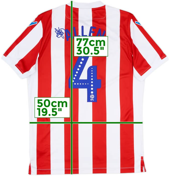 2018-19 Stoke City Home Shirt Allen #4 - 6/10 - (L)