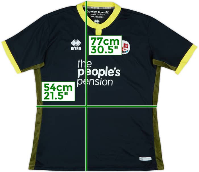 2018-19 Crawley Town Away Shirt - 5/10 - (XXL)