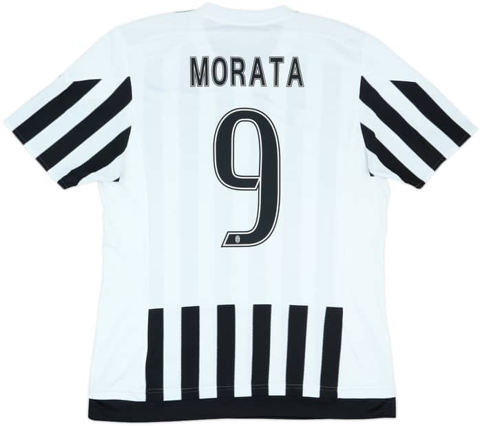 2015-16 Juventus Home Shirt Morata #9 - 10/10 - (L)