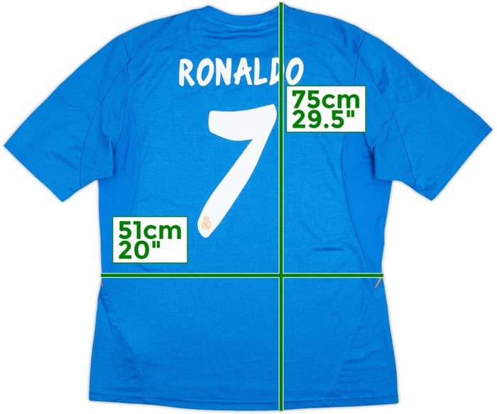 2013-14 Real Madrid Away Shirt Ronaldo #7 - 6/10 - (L)