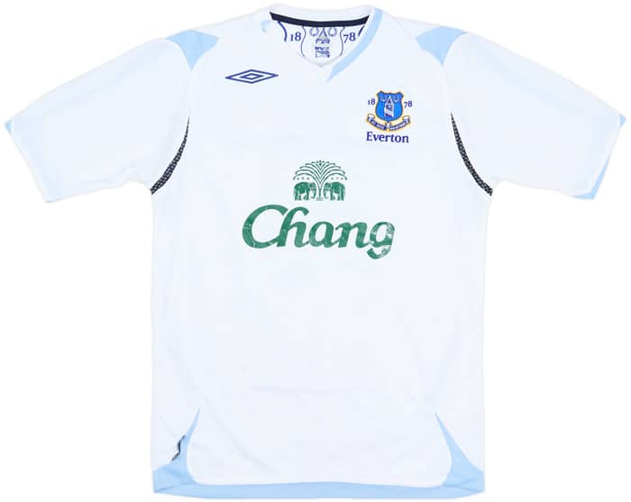 2006-07 Everton Away Shirt Valente #19 - 4/10 - (M)