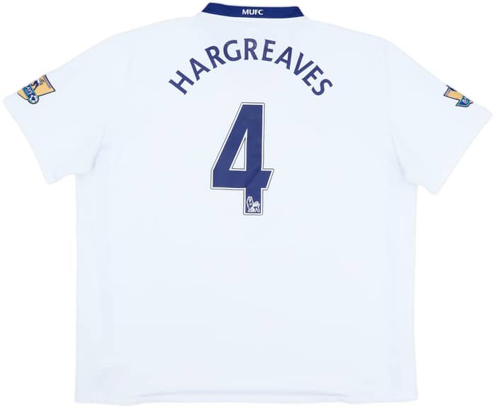 2008-10 Manchester United Away Shirt Hargreaves #4 - 7/10 - (3XL)