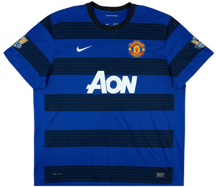 2011-13 Manchester United Away Shirt Young #18 - 6/10 - (3XL)