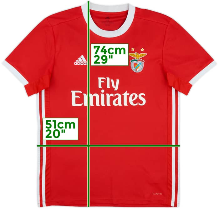 2019-20 Benfica Home Shirt - 7/10 - (M)