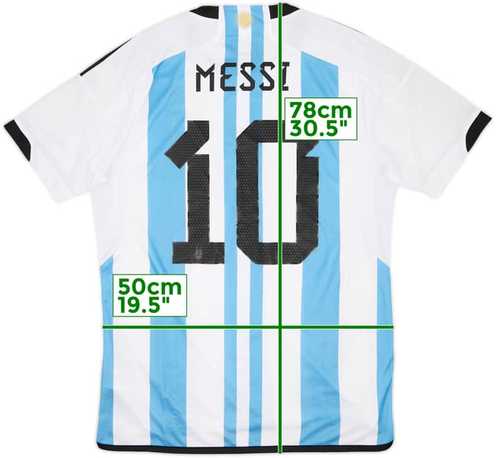 2022-23 Argentina 'vs France' Home Shirt Messi #10 (L)