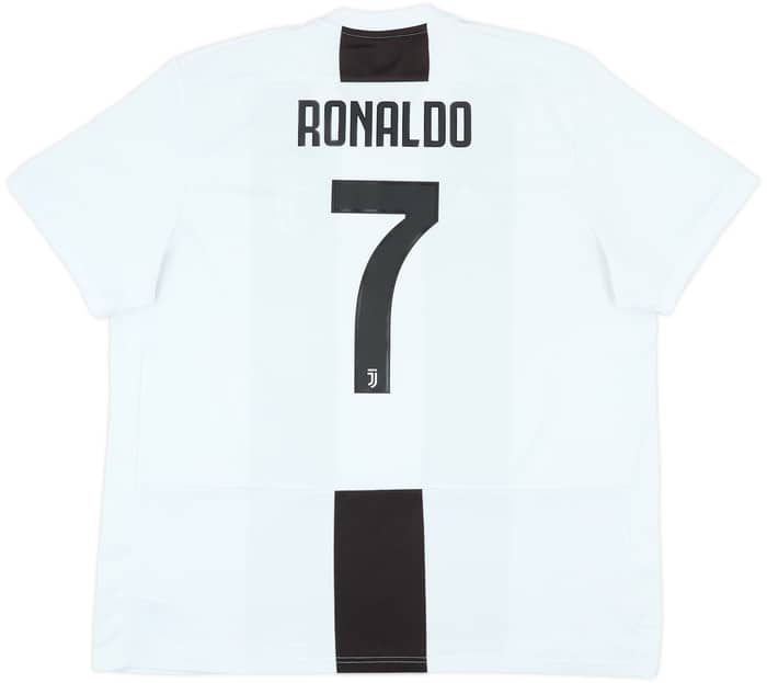2018-19 Juventus Home Shirt Ronaldo #7 - 8/10 - (XXL)