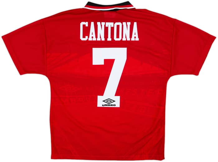 1996-98 Manchester United Home Shirt Cantona #7 (Y)