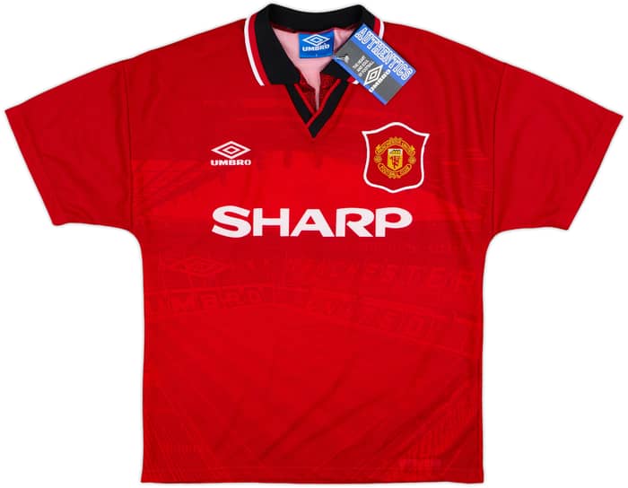 1996-98 Manchester United Home Shirt Cantona #7 (Y)