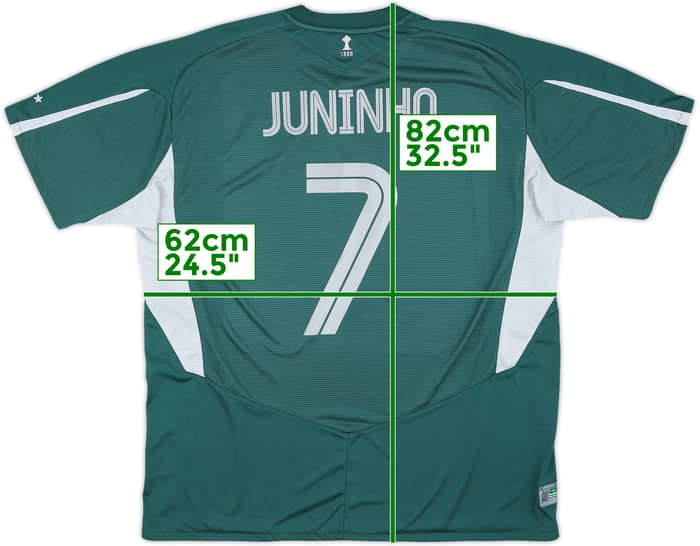 2004-05 Celtic Away Shirt Juninho #7 - 8/10 - (XXL)