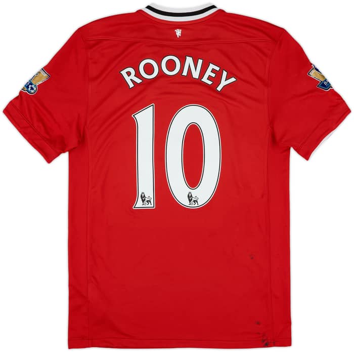 2011-12 Manchester United Home Shirt Rooney #10 - 6/10 - (M)