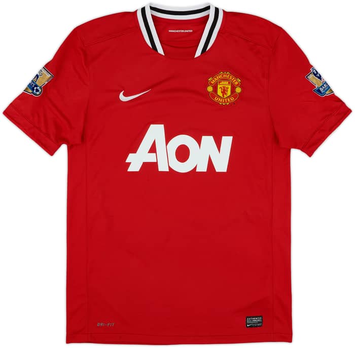 2011-12 Manchester United Home Shirt Rooney #10 - 6/10 - (M)