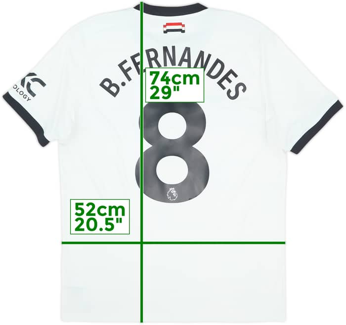2024-25 Manchester United Third Shirt B.Fernandes #8 - 6/10 - (L)