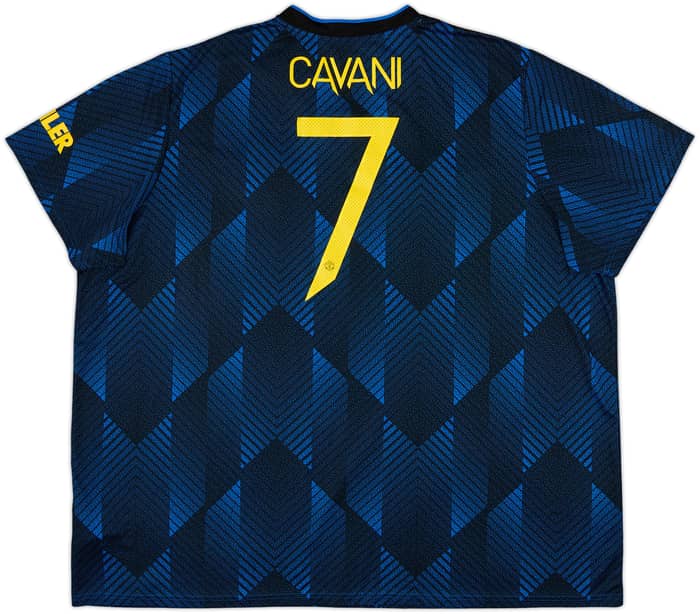 2021-22 Manchester United Third Shirt Cavani #7 - 6/10 - (4XL)