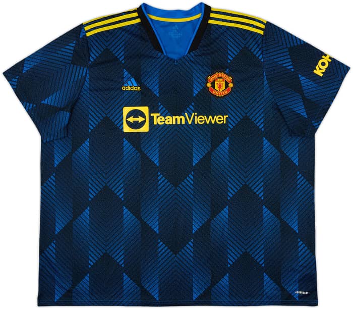 2021-22 Manchester United Third Shirt Cavani #7 - 6/10 - (4XL)