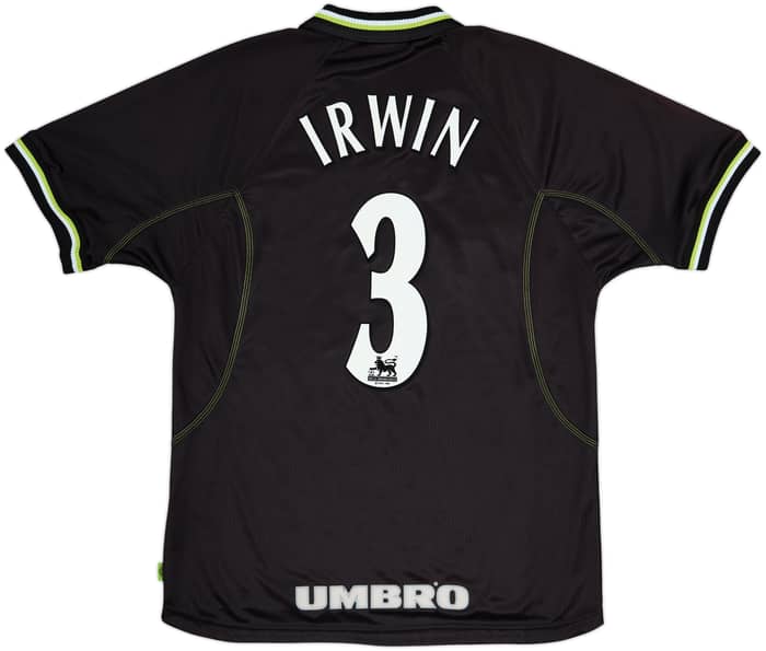 1998-99 Manchester United Third Shirt Irwin #3 - 8/10 - (L)