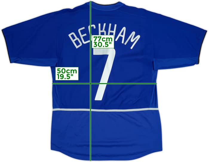 2002-03 Manchester United Third Shirt Beckham #7 - 6/10 - (M)